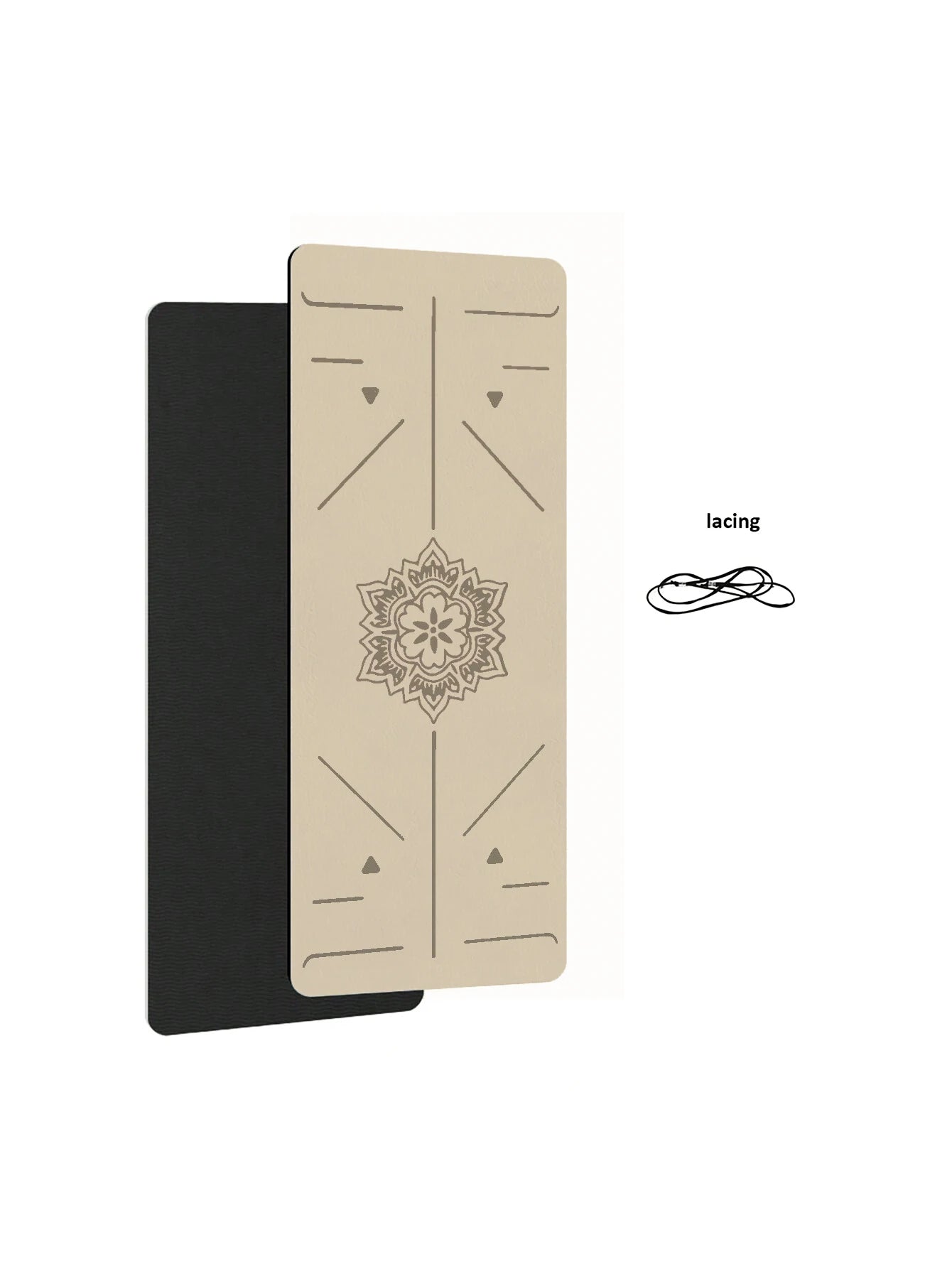 MATS de yoga antidérapants, MATS de fitness Pilates, écologiques, tapis de yoga pour femmes et tapis d'exercice adaptés aux entraînements à domicile