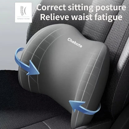 Kit Oreillers Ergonomiques Voiture – Cou & Lombaire 2-en-1
