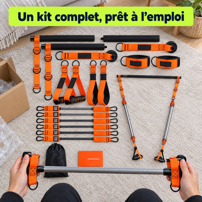 Déballage du kit barre de pilates PilatesBar