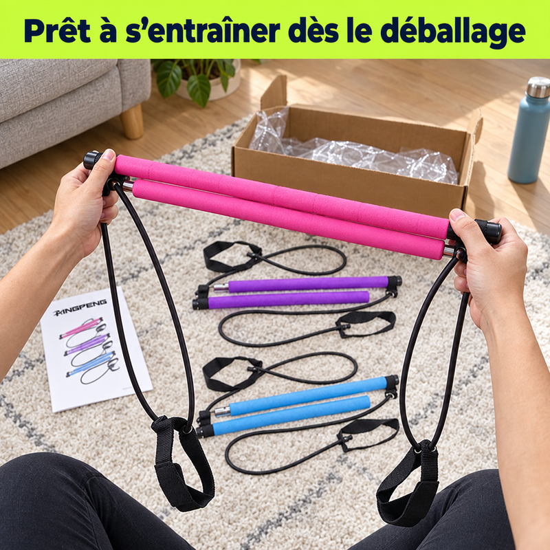 Déballage de la barre de fitness FlexBar