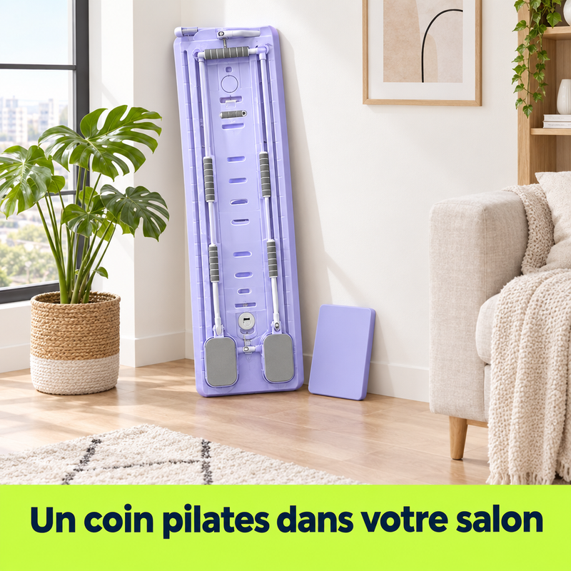 Un coin pilates dans votre salon avec la PilatesBoard Pro