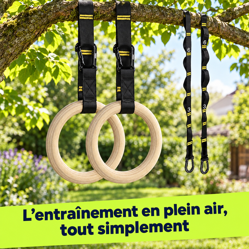 Entraînement en plein air avec les anneaux RingForce
