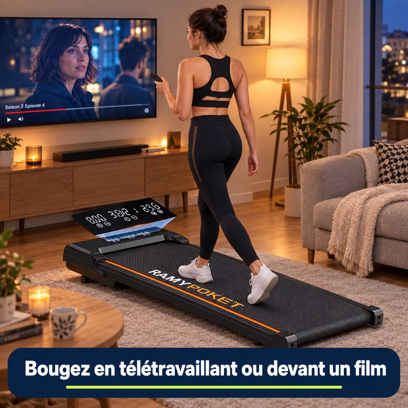 Bougez en télétravaillant ou devant un film avec le tapis de marche WalkForce Pro