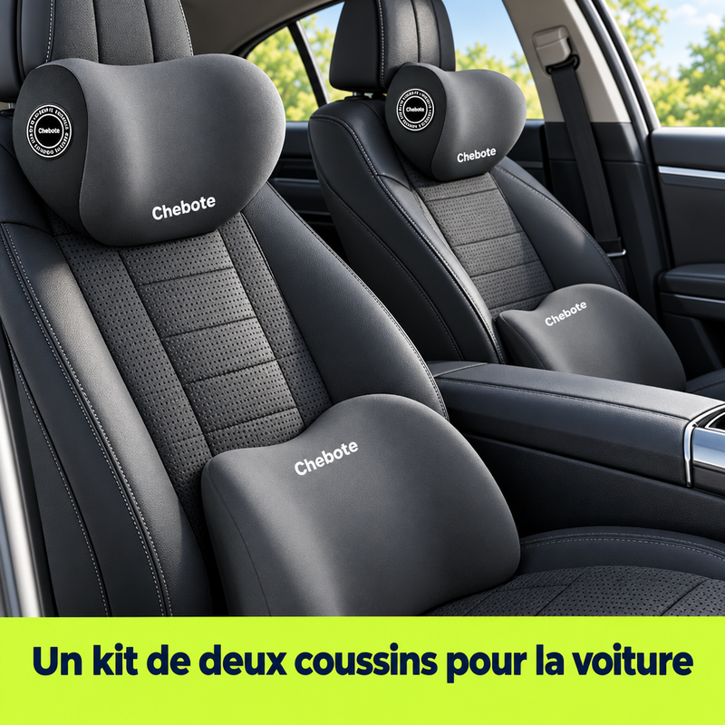 Un kit de deux coussins pour la voiture : DriveRest