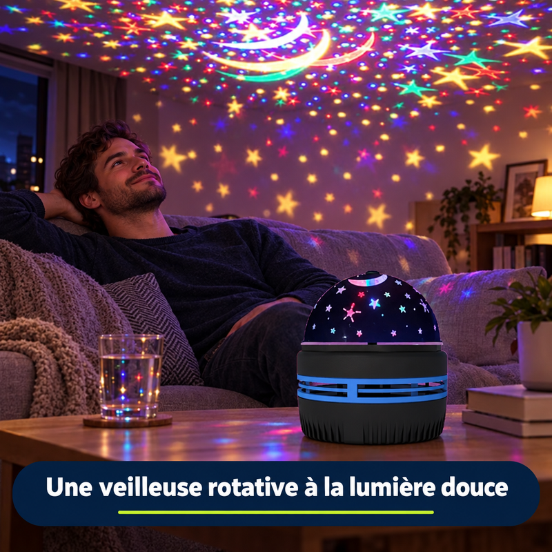 Une veilleuse rotative à la lumière douce : StellaNuit