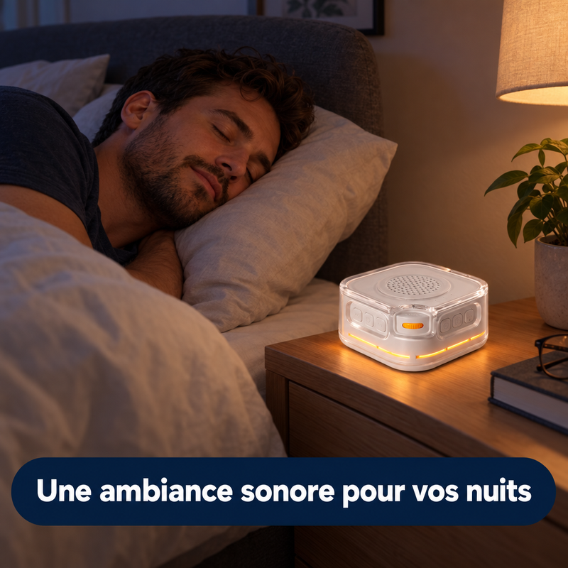 Une ambiance sonore pour vos nuits avec la machine à bruit blanc SomniSon