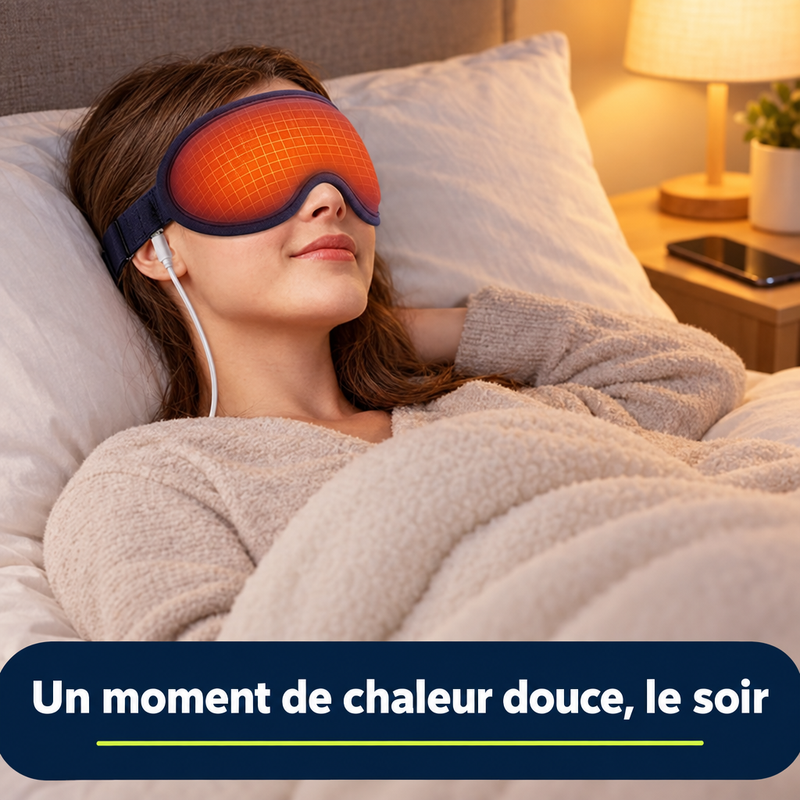 Un moment de chaleur douce, le soir, avec le masque LumiEye