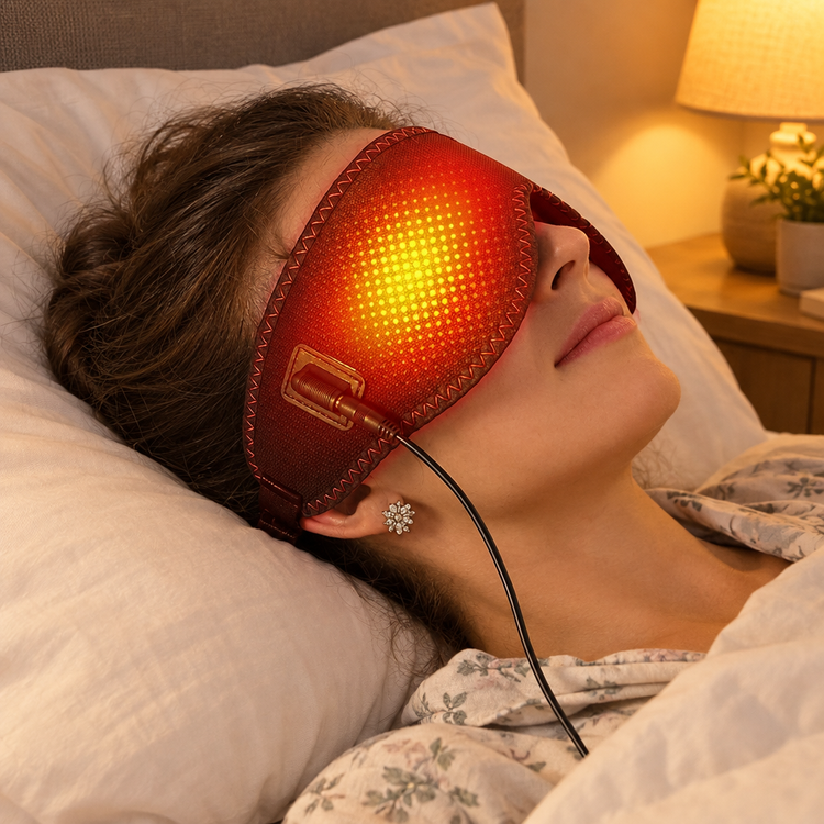 WarmDream™ – Masque de Sommeil Chauffant | Chaleur Douce