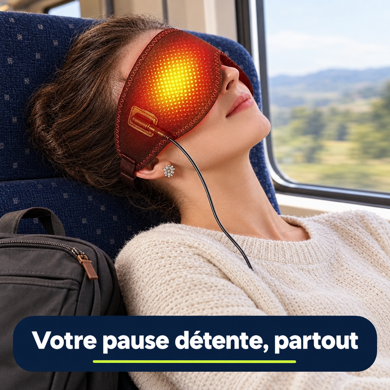 Votre pause détente, partout, avec le masque chauffant WarmDream
