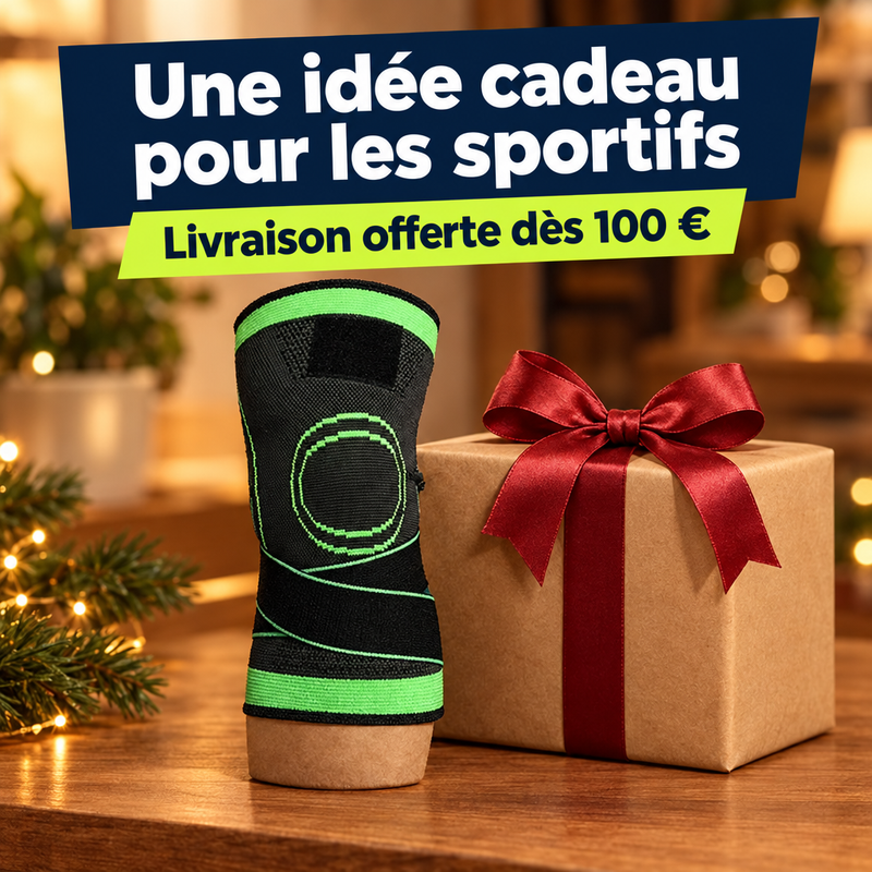 Idée cadeau pour les sportifs : manchon de genou KneeFit™ - livraison offerte dès 100 €