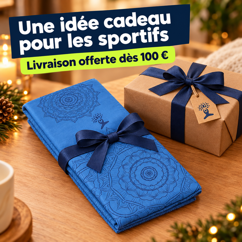 Idée cadeau pour les sportifs : serviette de yoga DryFlow™ - livraison offerte dès 100 €